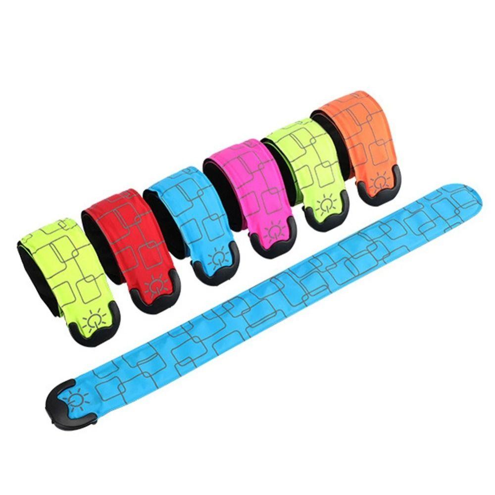 Safety Warning LED Wrist Band High Brightness Slap Glowing Armband LED Slap Glowing Night Running Red-Button Battery
Safety Warning LED Wrist Band High Brightness Slap Glowing Armband LED Slap Glowing Night Running Red-Button Battery