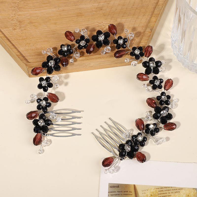 Elegant Handmade Crystal Hair Accessories: Bridal Headband & Headdress Comb серебряный
Elegant Handmade Crystal Hair Accessories: Bridal Headband & Headdress Comb серебряный