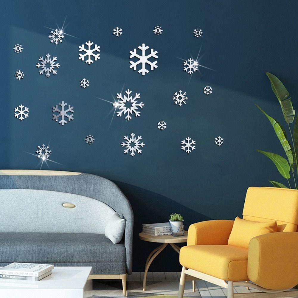 22 pcs Gold/Silver Home Decoration Wall Stickers Snow Decorative Snowflake Wall Stickers Room
22 pcs Gold/Silver Home Decoration Wall Stickers Snow Decorative Snowflake Wall Stickers Room