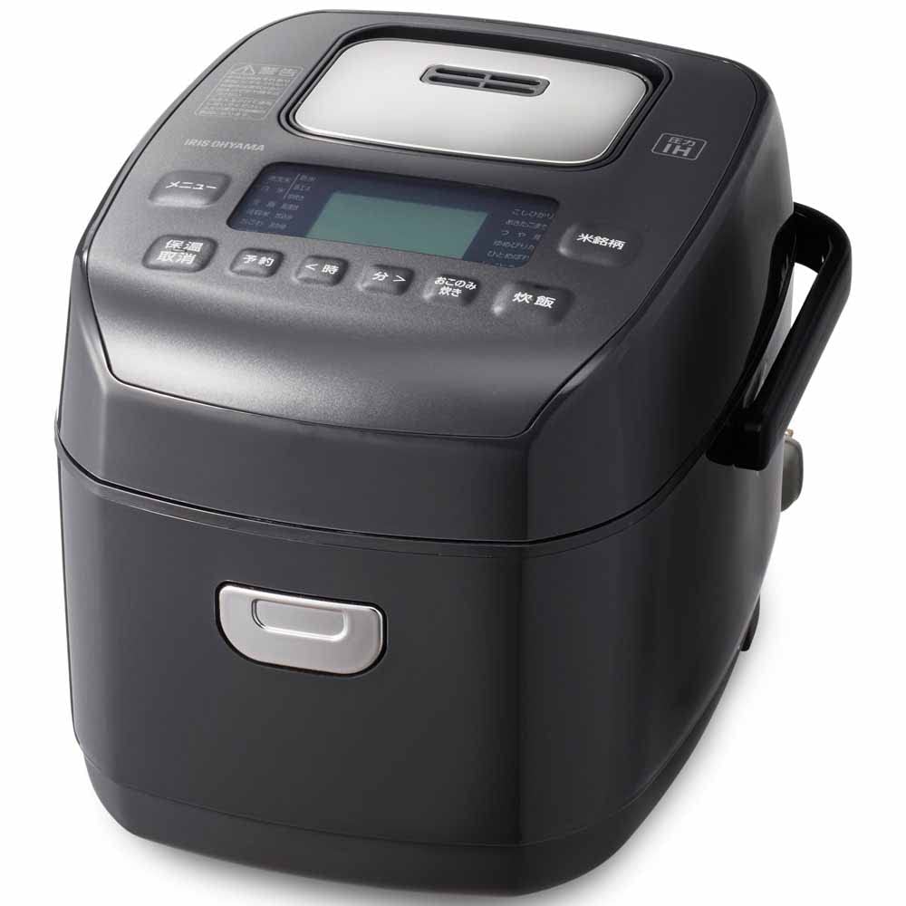 Iris Ohyama Rice Cooker 3 Cups Pressure IH 50 Brands Cooking Function Extra Thick Pot 2022 Model Black RC-PDA30-B чорний
Iris Ohyama Rice Cooker 3 Cups Pressure IH 50 Brands Cooking Function Extra Thick Pot 2022 Model Black RC-PDA30-B чорний