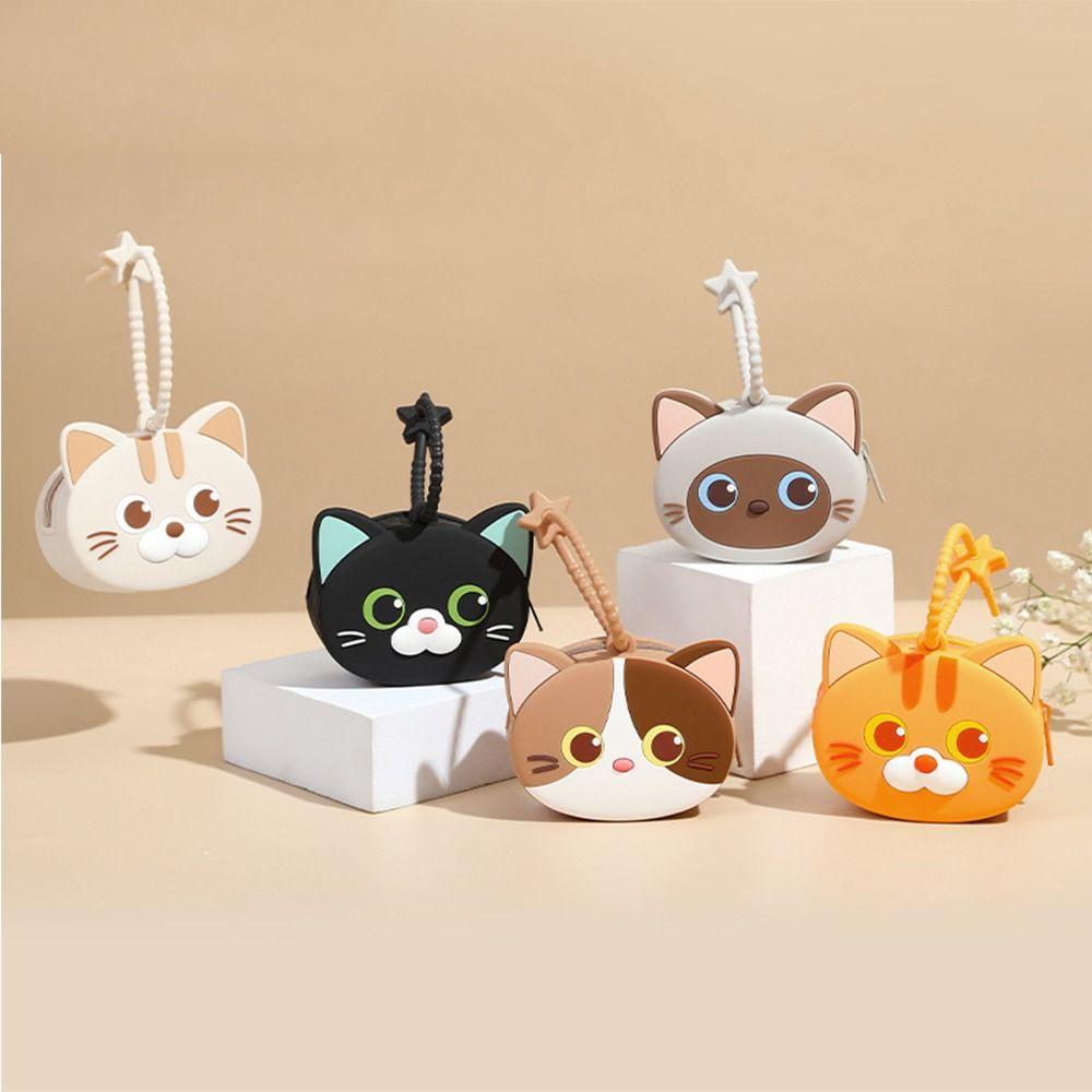 Мини-мультяшный силиконовый кошелек для монет INS Data Cable Storage Bag Creative Cute Cat Wallet Men
Мини-мультяшный силиконовый кошелек для монет INS Data Cable Storage Bag Creative Cute Cat Wallet Men