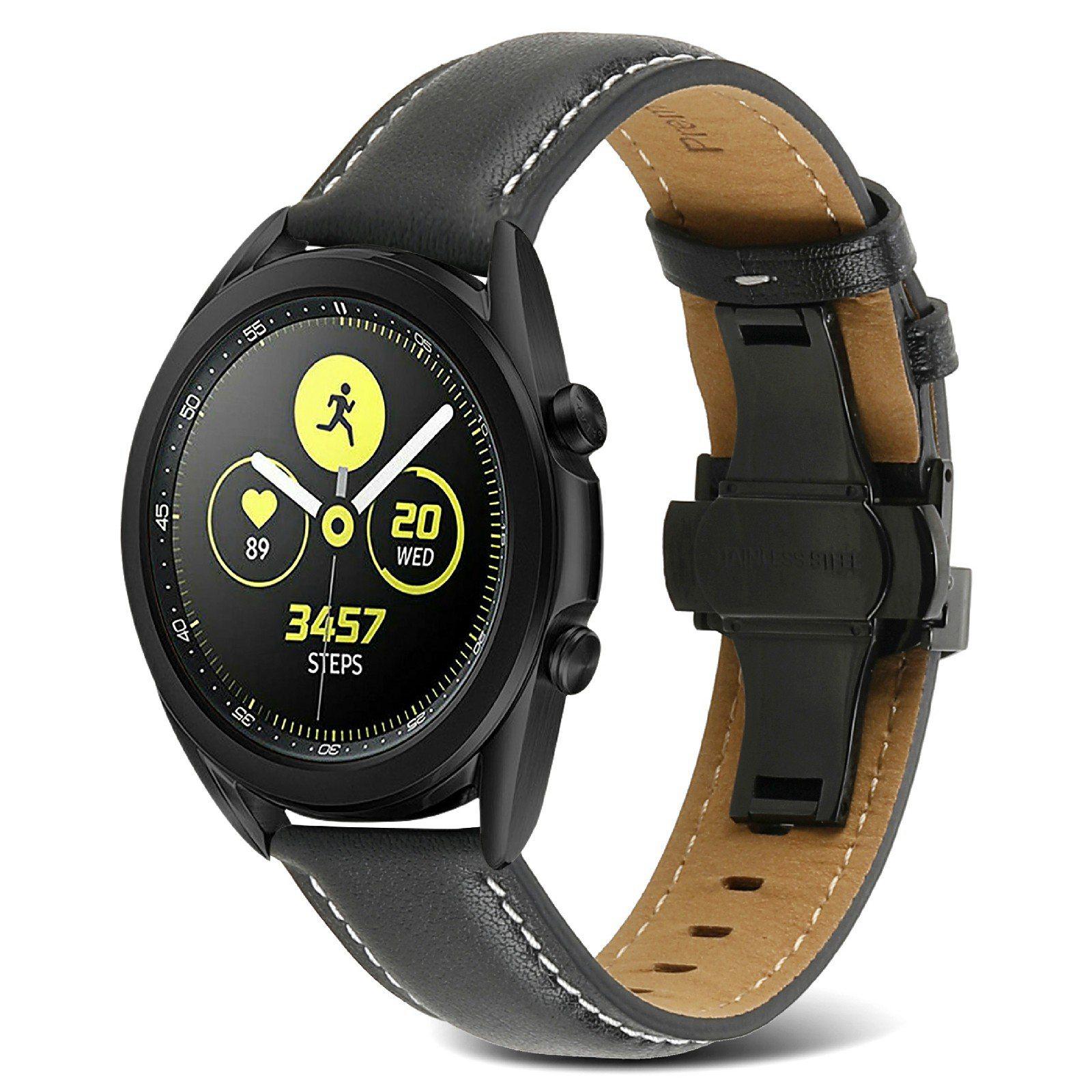 For Huawei Watch GT 3 Pro 46mm/Garmin Venu 2 22mm Stitching Line Genuine Leather Watch Band Strap Replacement Black
For Huawei Watch GT 3 Pro 46mm/Garmin Venu 2 22mm Stitching Line Genuine Leather Watch Band Strap Replacement Black