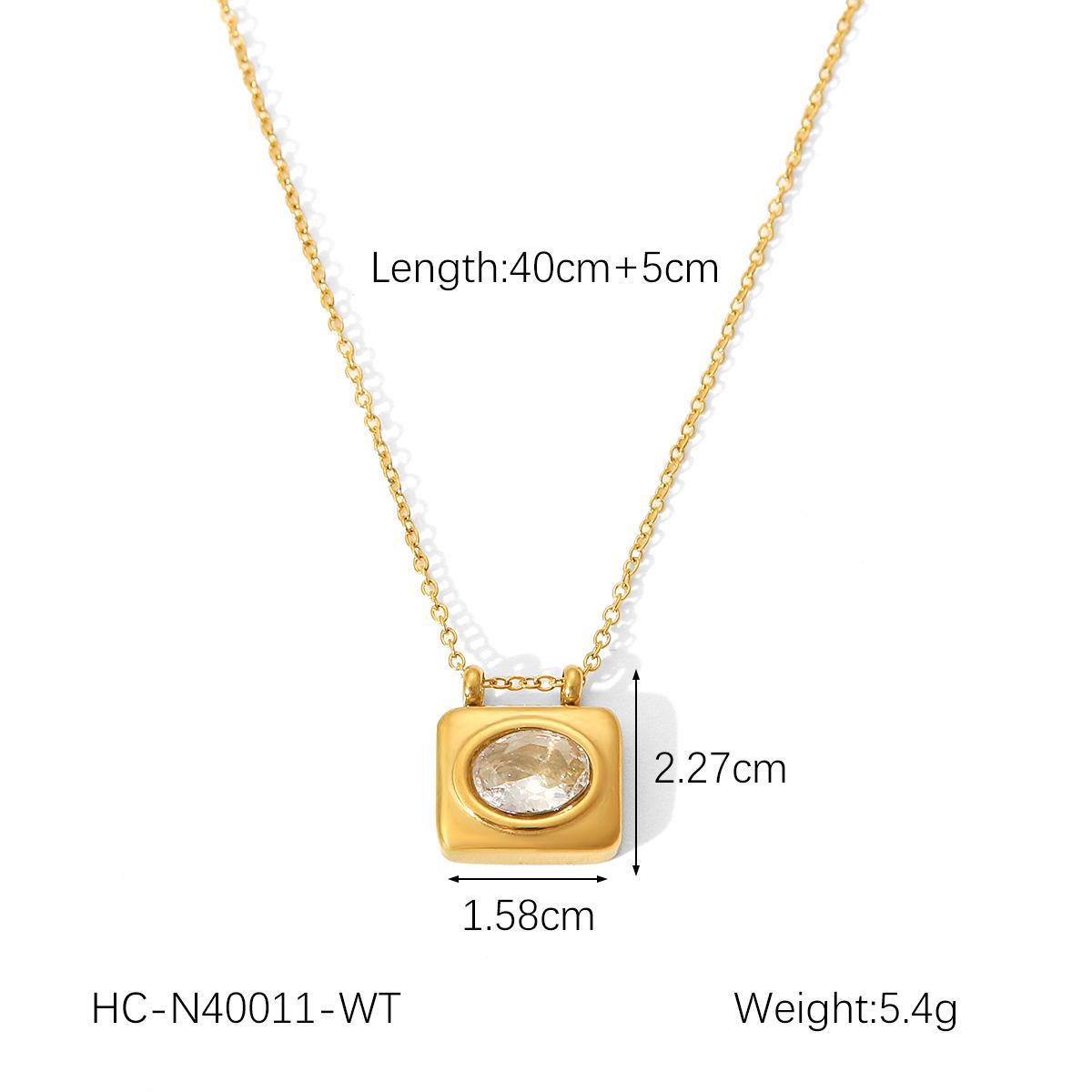 Ожерелье из титановой стали с цирконом в европейском и американском стиле: Женские универсальные, не выцветающие летние украшения
Ожерелье из титановой стали с цирконом в европейском и американском стиле: Женские универсальные, не выцветающие летние украшения