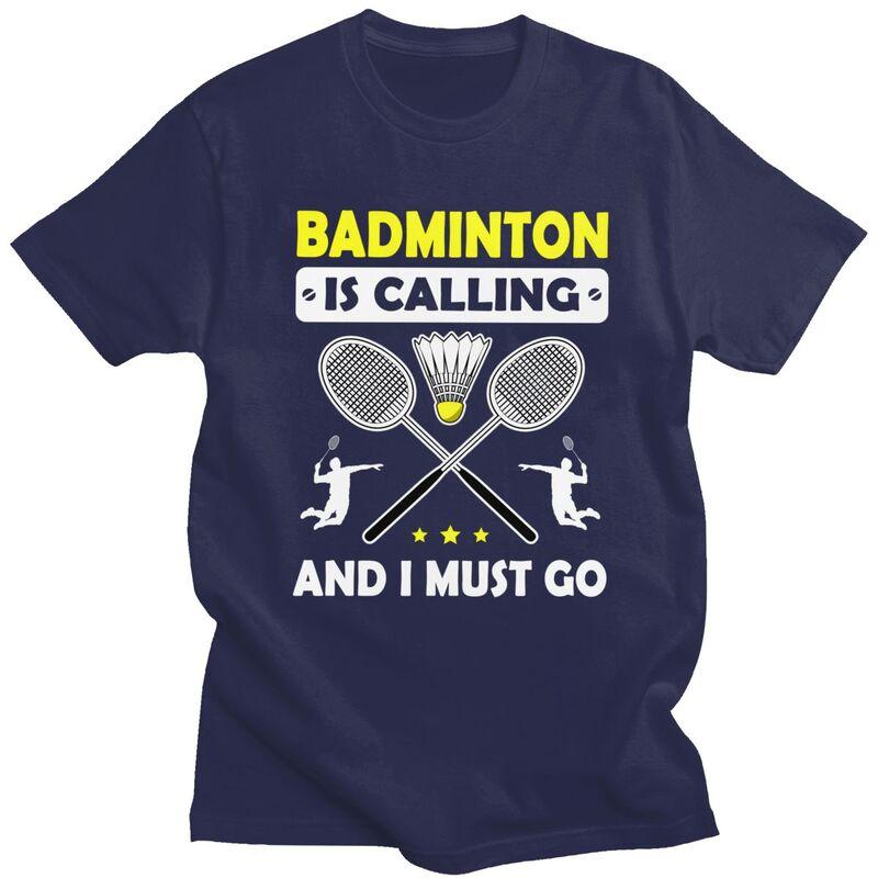 Fashion Badminton Is Calling And I Must Go T Shirt Men ShortSleeve Tshirt Casual Tee For Husband Father Oversized Tshirt 4XL
Fashion Badminton Is Calling And I Must Go T Shirt Men ShortSleeve Tshirt Casual Tee For Husband Father Oversized Tshirt 4XL