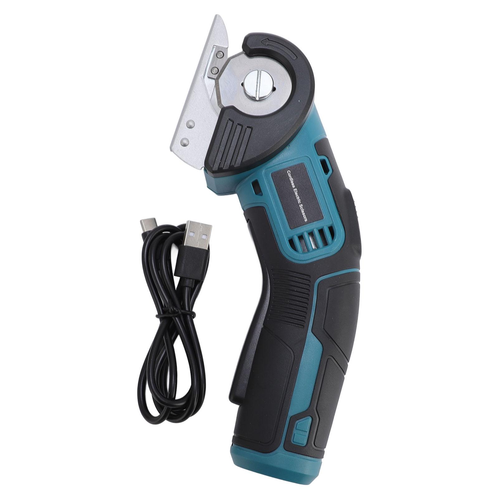 Cordless Electric Scissors 4.2V Mini Rechargeable Power Rotation Cutter for Fabric Cardboard
Cordless Electric Scissors 4.2V Mini Rechargeable Power Rotation Cutter for Fabric Cardboard