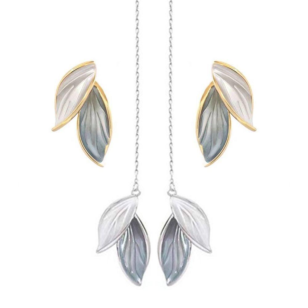 Fashion Alloy Grey Leaf Women Jewelry Accessories Ear Studs Leaf Ear Thread Leaf Stud Earrings
Fashion Alloy Grey Leaf Women Jewelry Accessories Ear Studs Leaf Ear Thread Leaf Stud Earrings