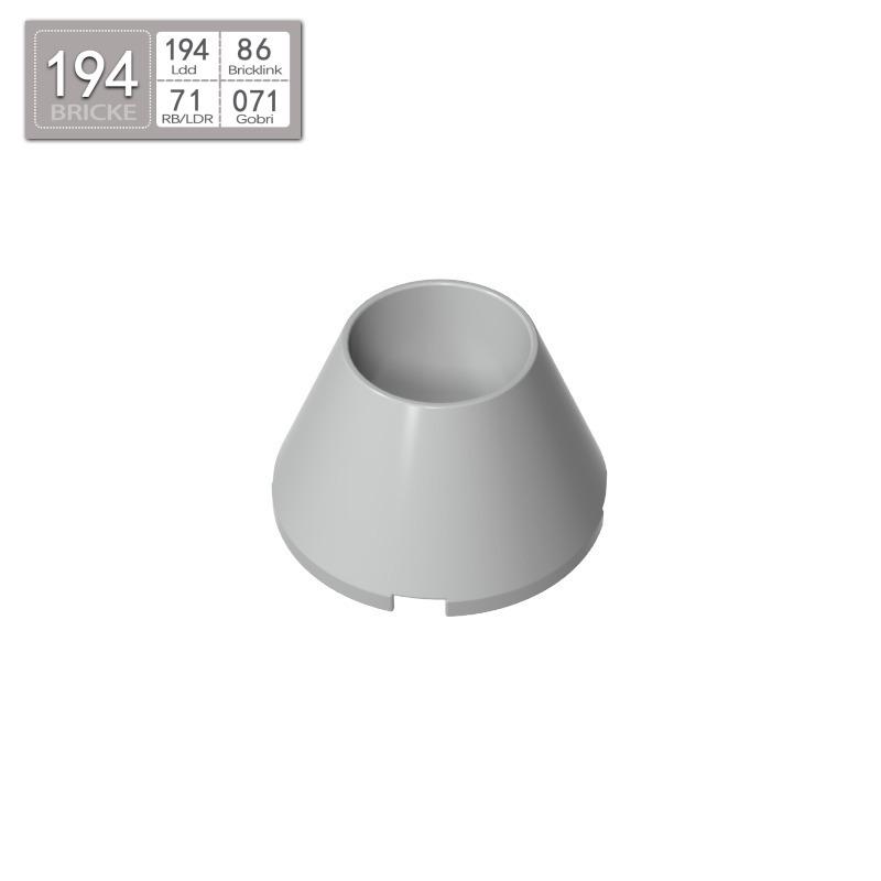 BRICKE 4742 4x4x2 Hollow Cone Building Blocks - Compatible with Lego MOC Accessories 50g (~12 pcs)
BRICKE 4742 4x4x2 Hollow Cone Building Blocks - Compatible with Lego MOC Accessories 50g (~12 pcs)