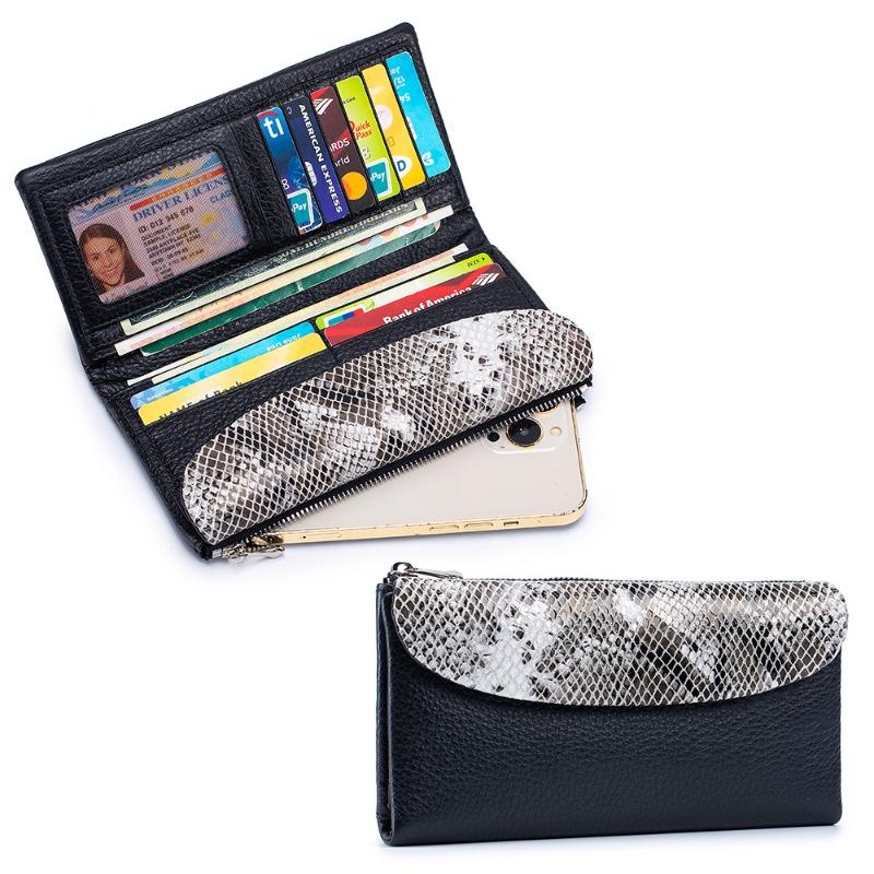 New snake pattern clutch bag women s leather simple long three-fold wallet leather wallet large capacity mobile phone bag чёрный
New snake pattern clutch bag women s leather simple long three-fold wallet leather wallet large capacity mobile phone bag чёрный