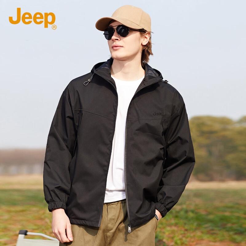 JEEP Men s Hooded Windproof Outdoor Jacket L
JEEP Men s Hooded Windproof Outdoor Jacket L