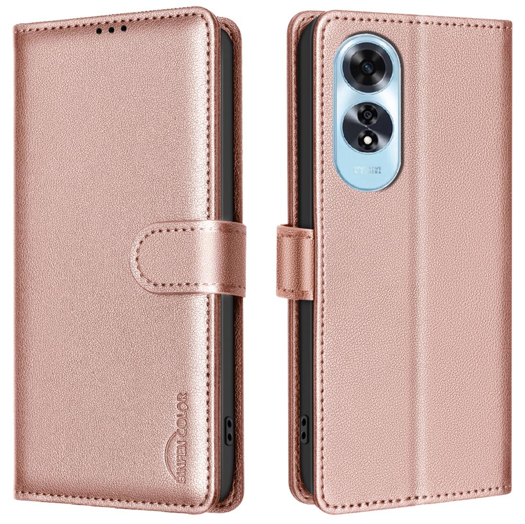 BINFEN COLOR BF32 For Oppo A60 4G Phone Case Litchi Texture RFID Blocking Leather Phone Cover Rose Gold
BINFEN COLOR BF32 For Oppo A60 4G Phone Case Litchi Texture RFID Blocking Leather Phone Cover Rose Gold