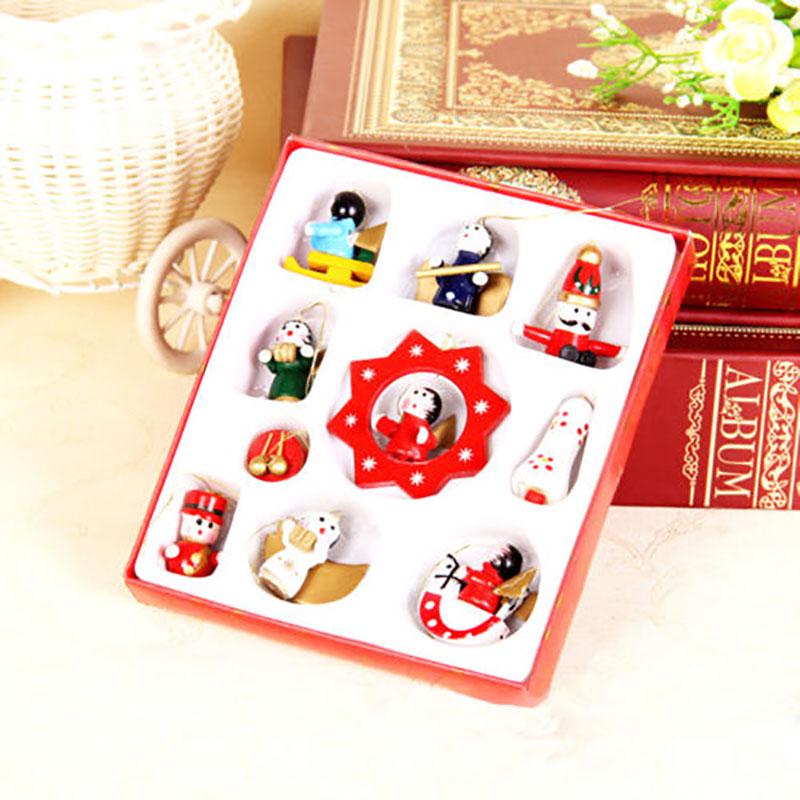 Tree Christmas Xmas Decoration Traditional Wooden Hanging Ornament Set Toy C(9pcs)
Tree Christmas Xmas Decoration Traditional Wooden Hanging Ornament Set Toy C(9pcs)