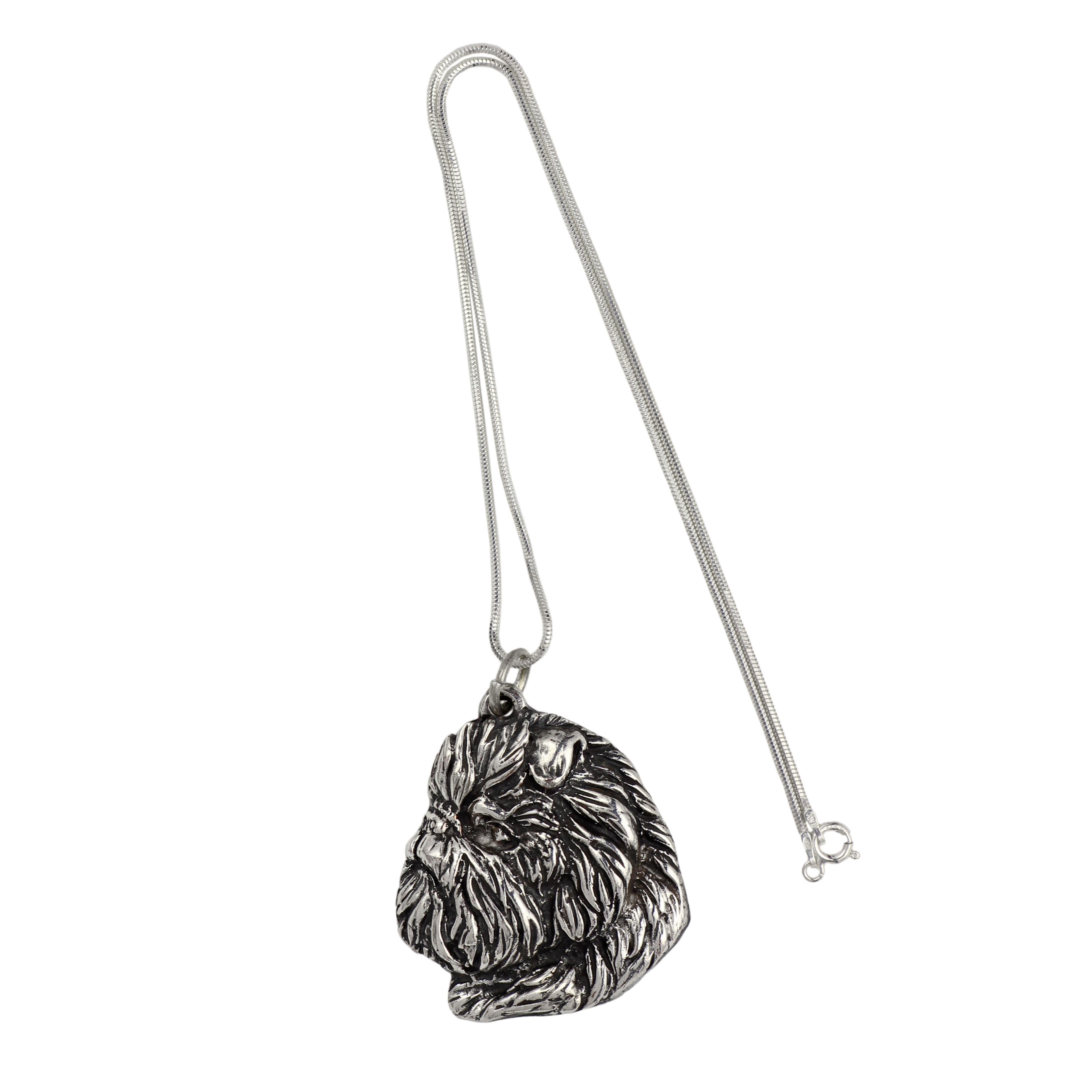 Affenpinscher, Affen, Affie - Dog necklace, unique jewellery for the dog fan, unique adder pendant by Art-Dog brand срібний
Affenpinscher, Affen, Affie - Dog necklace, unique jewellery for the dog fan, unique adder pendant by Art-Dog brand срібний