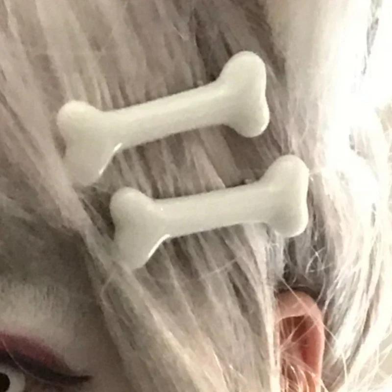 2PCS White Bone Hairpins Lovely Women Gril Headwear Barrettes Hair Band Accessories Vivid Dog Bone Hair Clips Side Hair Pin білий
2PCS White Bone Hairpins Lovely Women Gril Headwear Barrettes Hair Band Accessories Vivid Dog Bone Hair Clips Side Hair Pin білий