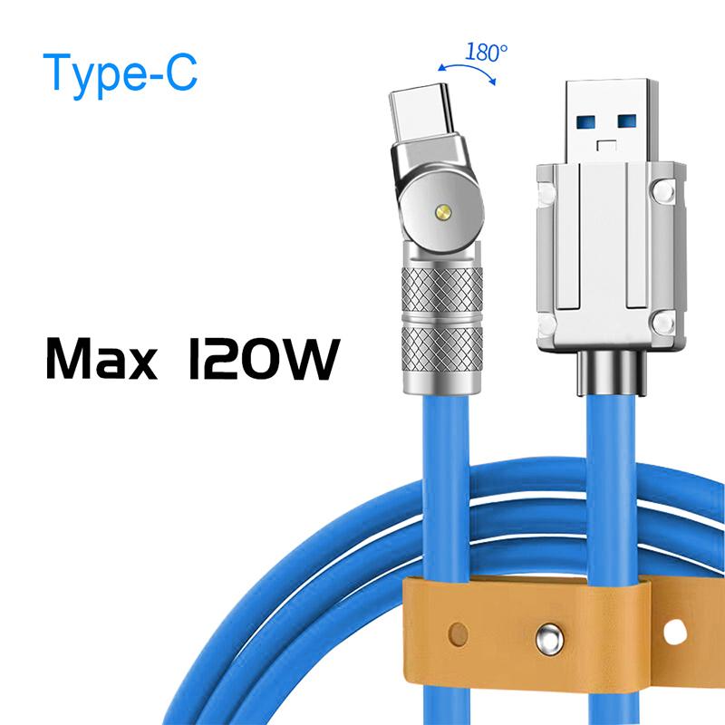 120 Вт 7A кабель USB Type C для быстрой зарядки, поворотный на 180 градусов, игровой кабель для Xiaomi Redmi Honor, зарядное устройство для телефона, кабель USB C 1m
120 Вт 7A кабель USB Type C для быстрой зарядки, поворотный на 180 градусов, игровой кабель для Xiaomi Redmi Honor, зарядное устройство для телефона, кабель USB C 1m