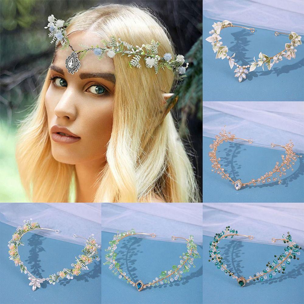 Handmade Elf Headpiece Photoshoot Wedding Fairycore Elvens Hair Jewelry Hair Accessories for Women C
Handmade Elf Headpiece Photoshoot Wedding Fairycore Elvens Hair Jewelry Hair Accessories for Women C