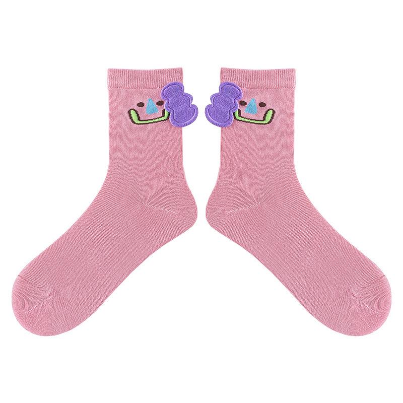 Fashion Cartoon Illustrations Featuring Cute Short Socks for Women, Trendy Summer Socks. 1 pair розовый
Fashion Cartoon Illustrations Featuring Cute Short Socks for Women, Trendy Summer Socks. 1 pair розовый