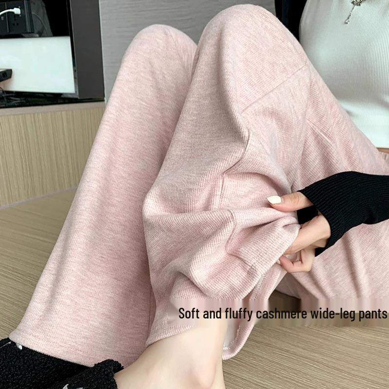 Wide Leg Maternity Pants - Spring/Autumn Loose Fit, Plus Size, Velvet Faux Cashmere, Straight Leg, Long. One Size (90-115 lbs)
Wide Leg Maternity Pants - Spring/Autumn Loose Fit, Plus Size, Velvet Faux Cashmere, Straight Leg, Long. One Size (90-115 lbs)