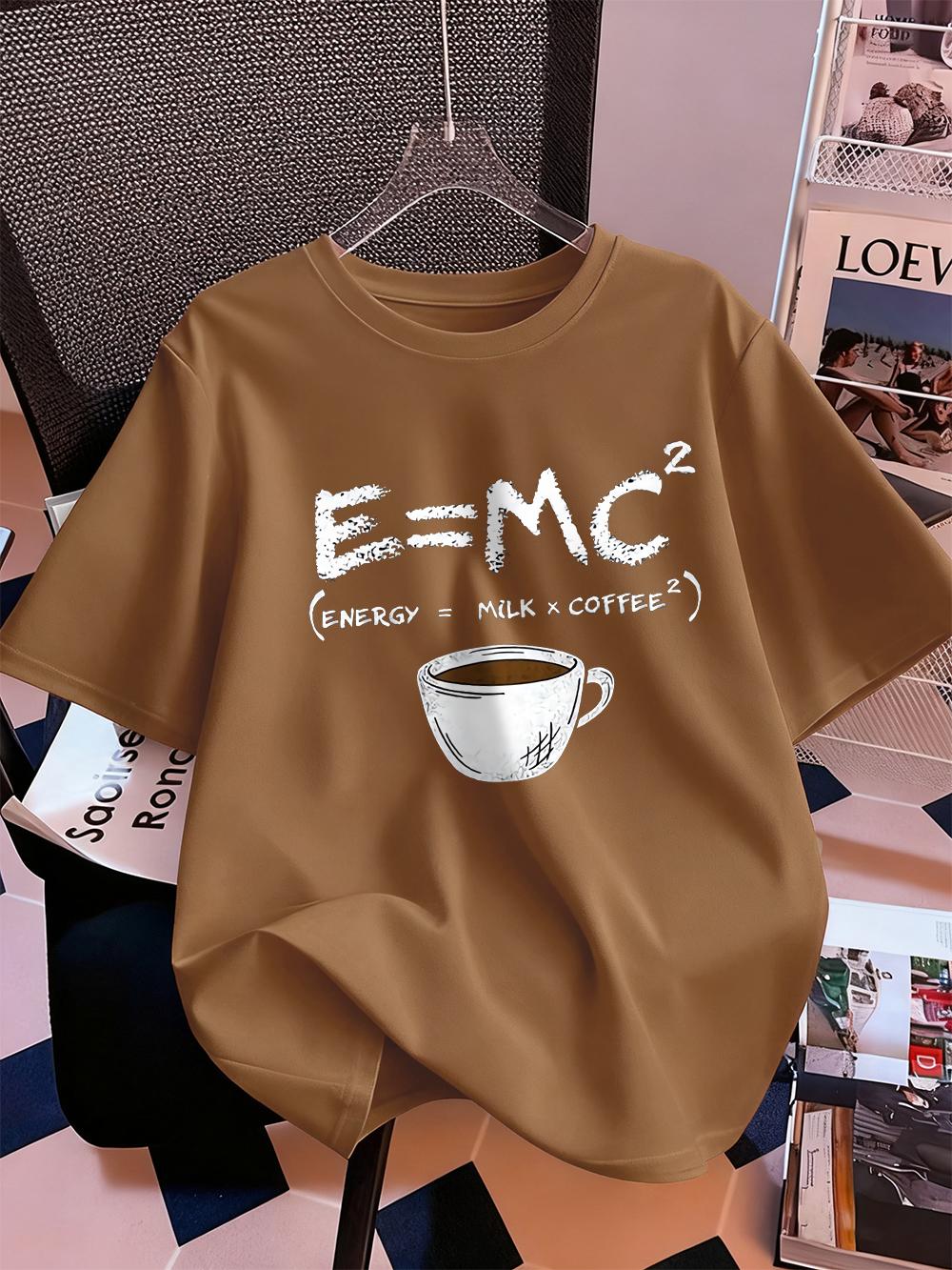 Coffee Is Needed When Thinking Prints TShirts Women Summer Cotton Short Sleeve Tops ONeck Soft Loose T Shirt Basic Clothes S
Coffee Is Needed When Thinking Prints TShirts Women Summer Cotton Short Sleeve Tops ONeck Soft Loose T Shirt Basic Clothes S