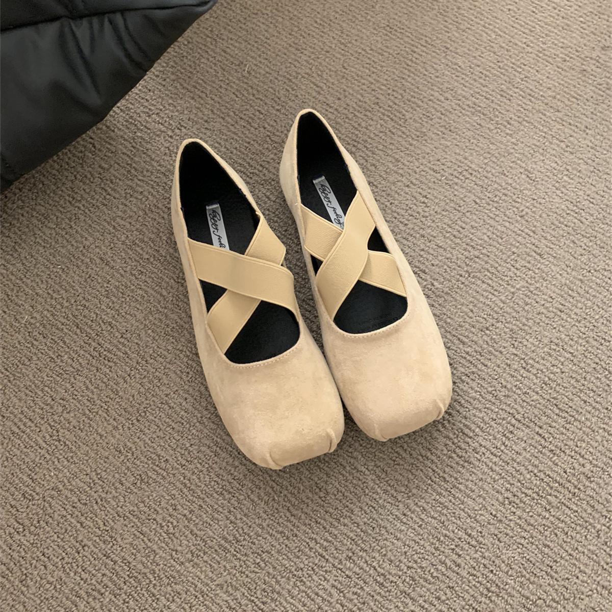 Fashion Bailamos Women Flats Elastic Cross Ballet Shoes Suede Single Shoes new Retro everything Soft soled Mary Jane Casual shoes Mujer 37 бежевий
Fashion Bailamos Women Flats Elastic Cross Ballet Shoes Suede Single Shoes new Retro everything Soft soled Mary Jane Casual shoes Mujer 37 бежевий