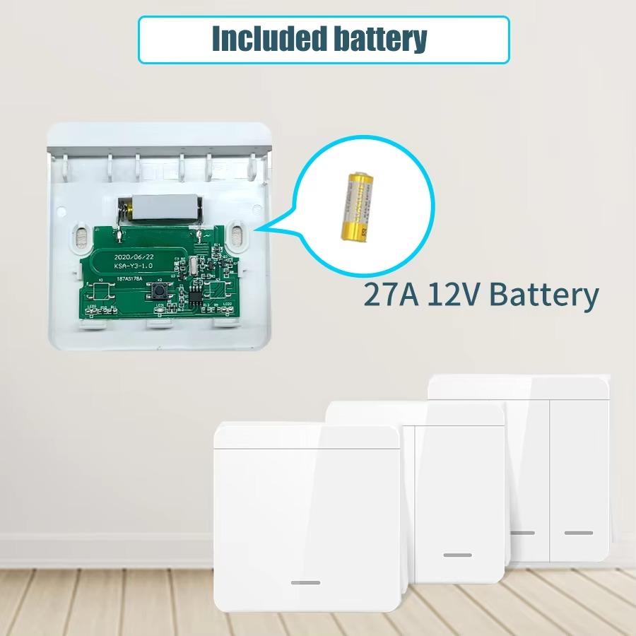 Tuya WiFi Smart Light Switch RF433Mhz Wireless 1/2/3 Wall Panel APP Voice Control Smart Home Work with Alexa Google Home
Tuya WiFi Smart Light Switch RF433Mhz Wireless 1/2/3 Wall Panel APP Voice Control Smart Home Work with Alexa Google Home