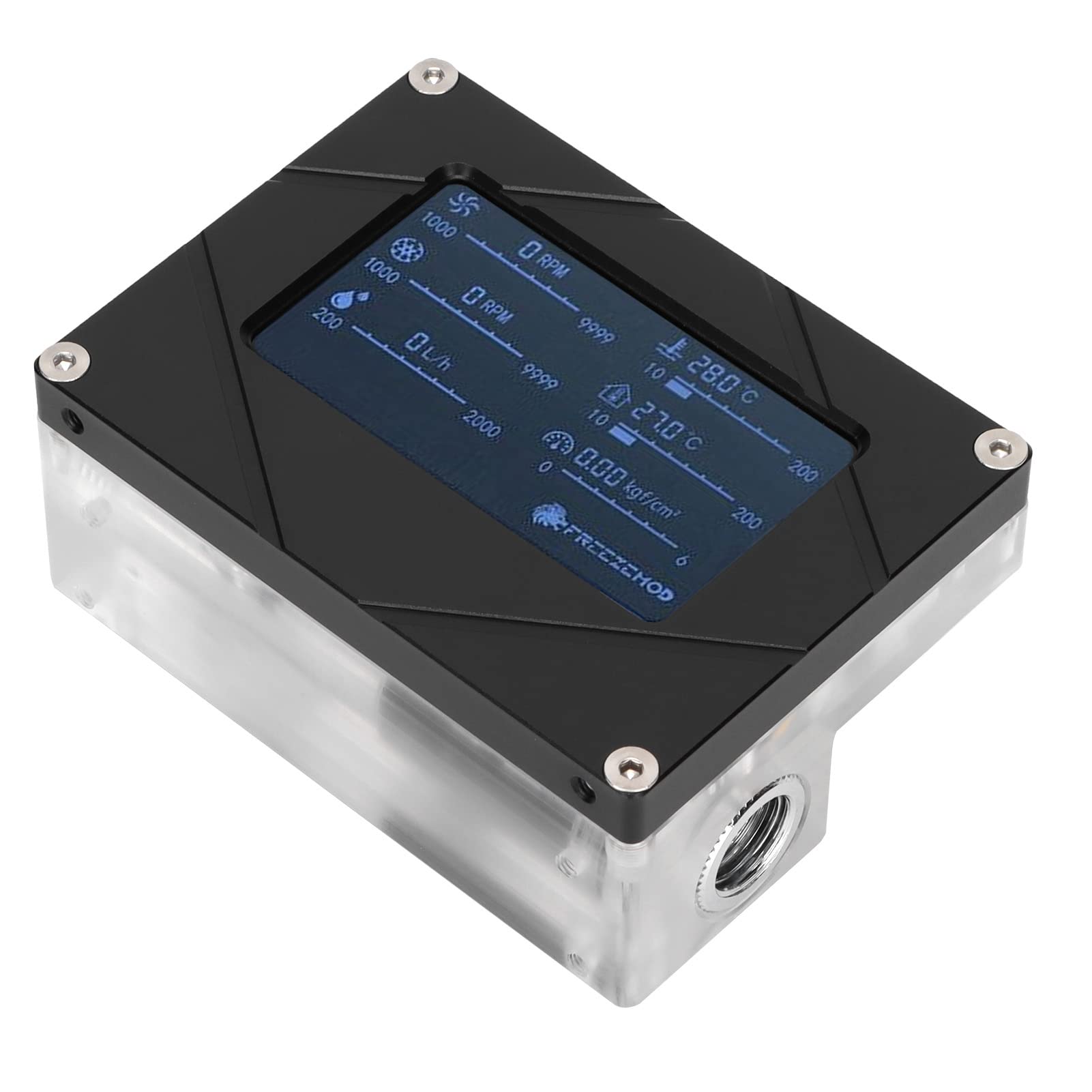 PC Water Cooling Smart LCD Display Flow Pace Temperature Laptop G1 4 Thread Water Cooling Device Thermometer for Computer Thermometer, Appears,
PC Water Cooling Smart LCD Display Flow Pace Temperature Laptop G1 4 Thread Water Cooling Device Thermometer for Computer Thermometer, Appears,