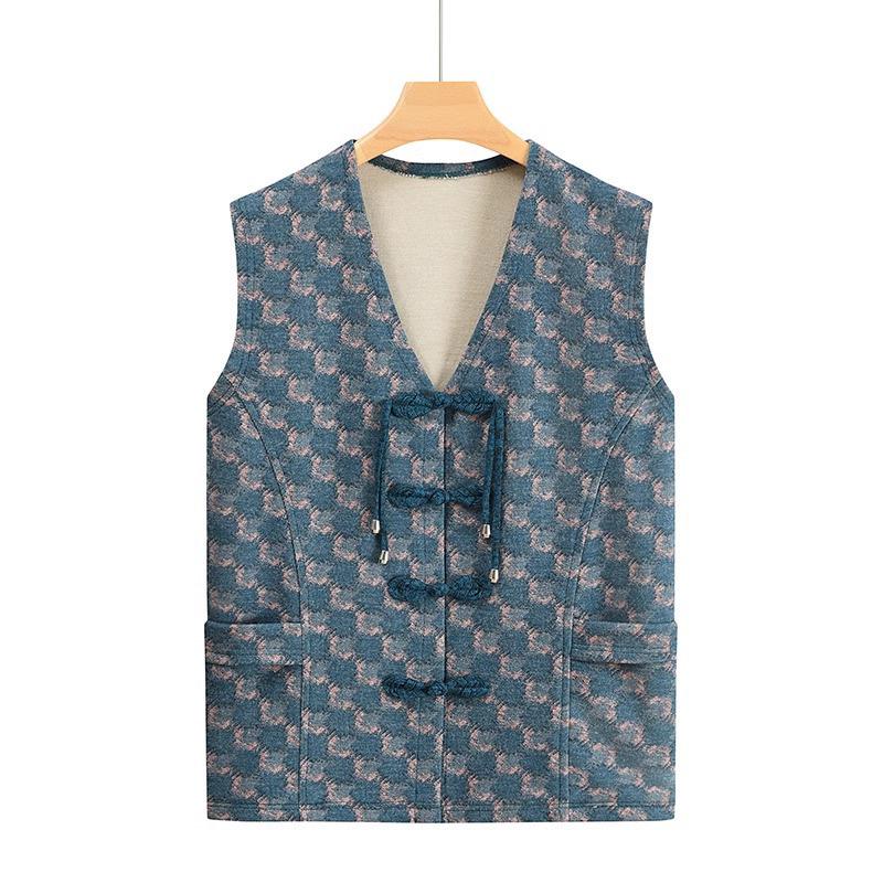 Grandma s Autumn Chinese-Style Vest for Middle-Aged Women XXL (suggested weight 105-125 jin)
Grandma s Autumn Chinese-Style Vest for Middle-Aged Women XXL (suggested weight 105-125 jin)