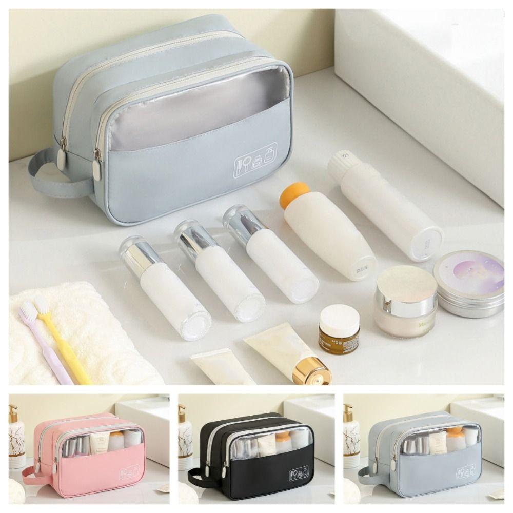 Lightweight Two-double Makeup Bag Portable Portable Toiletry Bag Data Cable Storage чёрный
Lightweight Two-double Makeup Bag Portable Portable Toiletry Bag Data Cable Storage чёрный