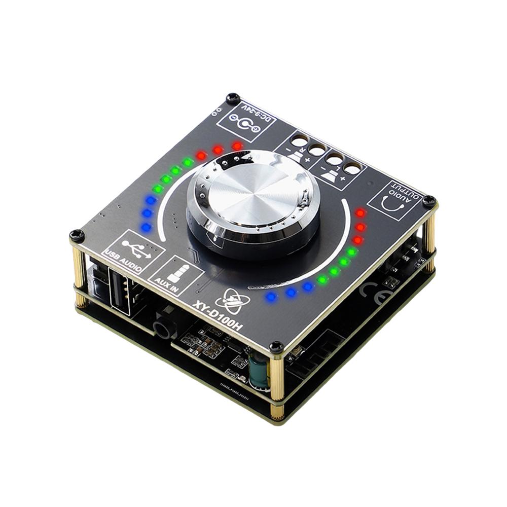 XY-D100H Digital Power Amplifier Board HiFI-level 100W*2 Stereo TPA3116 Module Bluetooth 5.1 Supports APP Control DC 9-24V/5A
XY-D100H Digital Power Amplifier Board HiFI-level 100W*2 Stereo TPA3116 Module Bluetooth 5.1 Supports APP Control DC 9-24V/5A