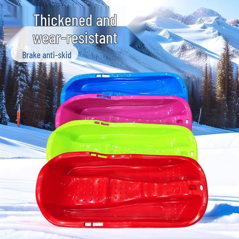 Enhanced Double Snowboard Sled with Brakes for Adults & Kids - Use on Grass, Sand, or Snow.
Enhanced Double Snowboard Sled with Brakes for Adults & Kids - Use on Grass, Sand, or Snow.