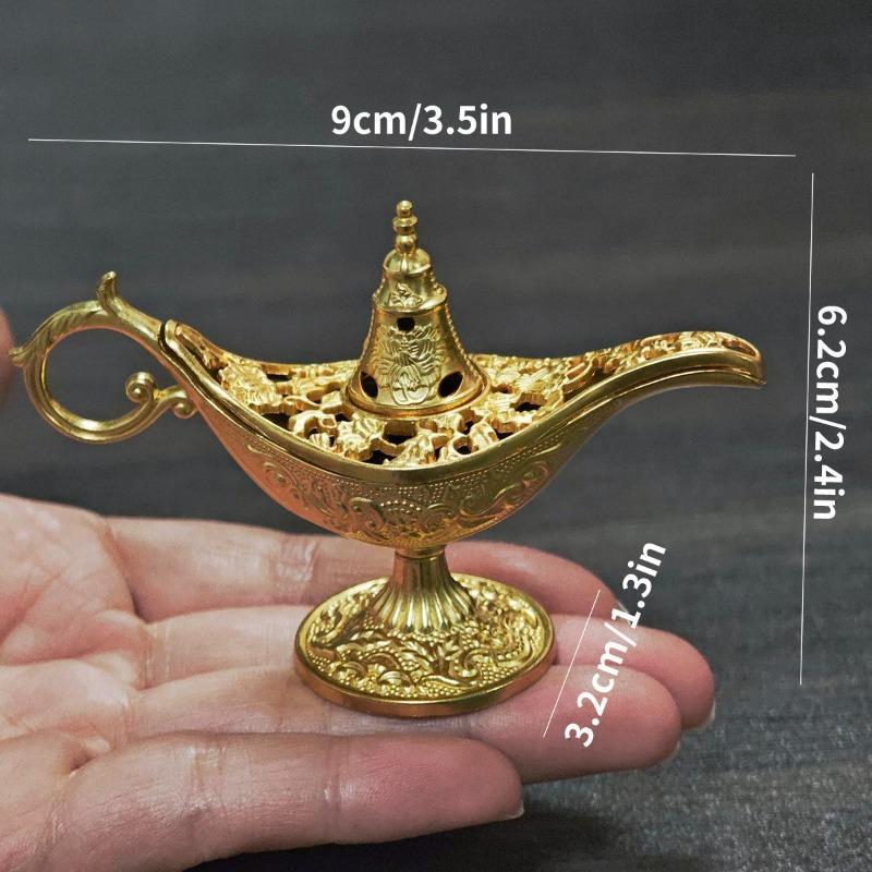 Mini Metal Incense Burner Set Retro Ornate Pagoda Fu Pouch Lotus Styles Traditional Carved Desktop Decor for Home with Gift Box
Mini Metal Incense Burner Set Retro Ornate Pagoda Fu Pouch Lotus Styles Traditional Carved Desktop Decor for Home with Gift Box