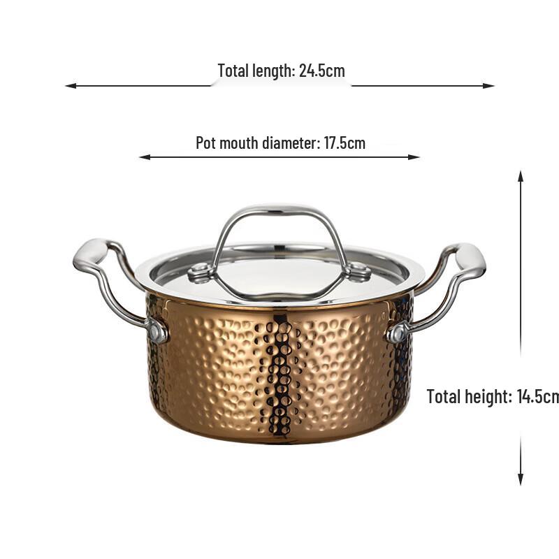 Jingbeier 304 Stainless Steel 16cm Personal Hot Pot
Jingbeier 304 Stainless Steel 16cm Personal Hot Pot
