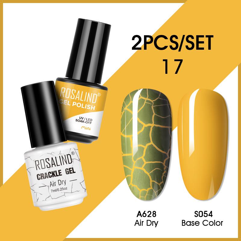 ROSALIND 2 шт. гель-лак для ногтей цветной гель-лак для ногтей с кракелюром гель-лак для растрескивания ногтей быстросохнущий гель для дизайна ногтей
ROSALIND 2 шт. гель-лак для ногтей цветной гель-лак для ногтей с кракелюром гель-лак для растрескивания ногтей быстросохнущий гель для дизайна ногтей