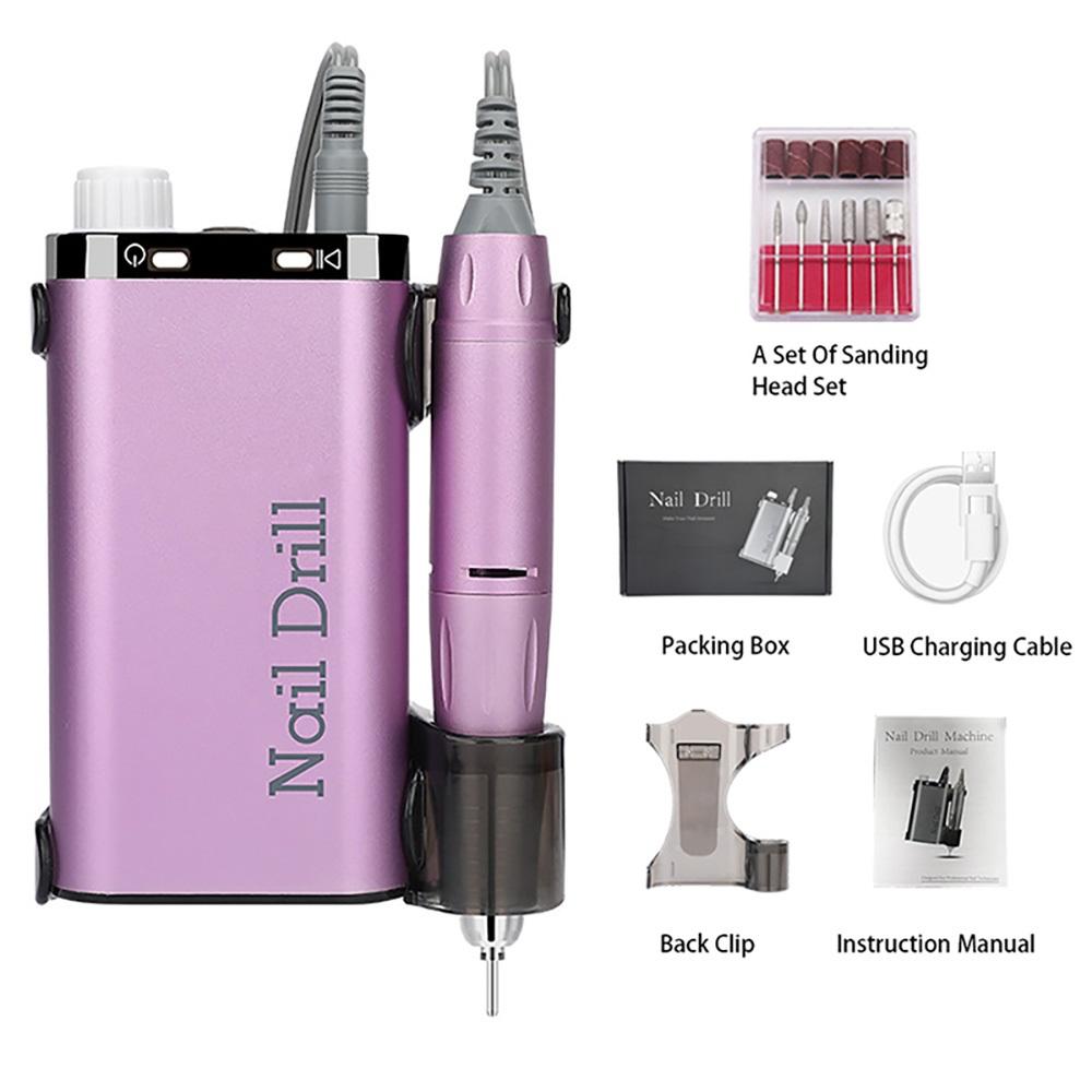 Профессиональная электрическая дрель для ногтей, перезаряжаемая USB, 35000 об/мин, для отшелушивания, удаления геля, полировки маникюрного салона
Профессиональная электрическая дрель для ногтей, перезаряжаемая USB, 35000 об/мин, для отшелушивания, удаления геля, полировки маникюрного салона