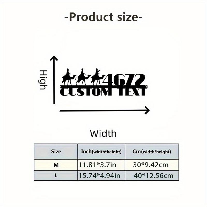 Metal Wall Decor Camel Art Personalized Sign Gift Weatherproof Sculpture 11.81x3.71inch
Metal Wall Decor Camel Art Personalized Sign Gift Weatherproof Sculpture 11.81x3.71inch