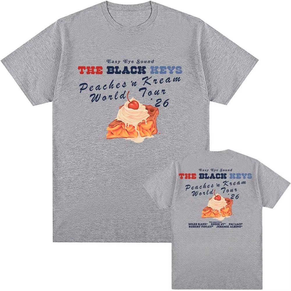 PEACHES N KREAM WORLD TOUR 2026 Tshirt THE BLACK KEYS Band Fashion Tshirts Summer pure Cotton Hip Hop Short Sleeve Tees Unisex M
PEACHES N KREAM WORLD TOUR 2026 Tshirt THE BLACK KEYS Band Fashion Tshirts Summer pure Cotton Hip Hop Short Sleeve Tees Unisex M
