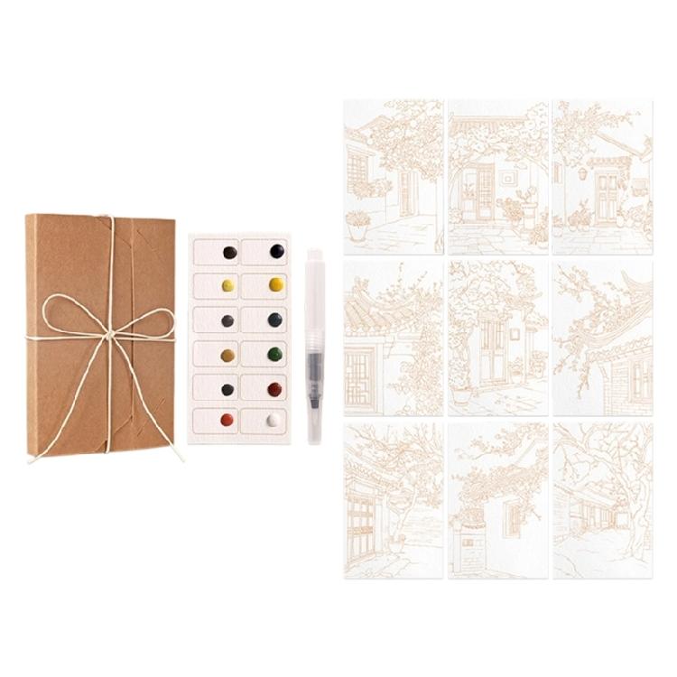 Watercolor Sketchbook for Travel Featuring Accordion Fold Pages and 12 Pigments on Thick Kraft Paper for Mobile Artists
Watercolor Sketchbook for Travel Featuring Accordion Fold Pages and 12 Pigments on Thick Kraft Paper for Mobile Artists