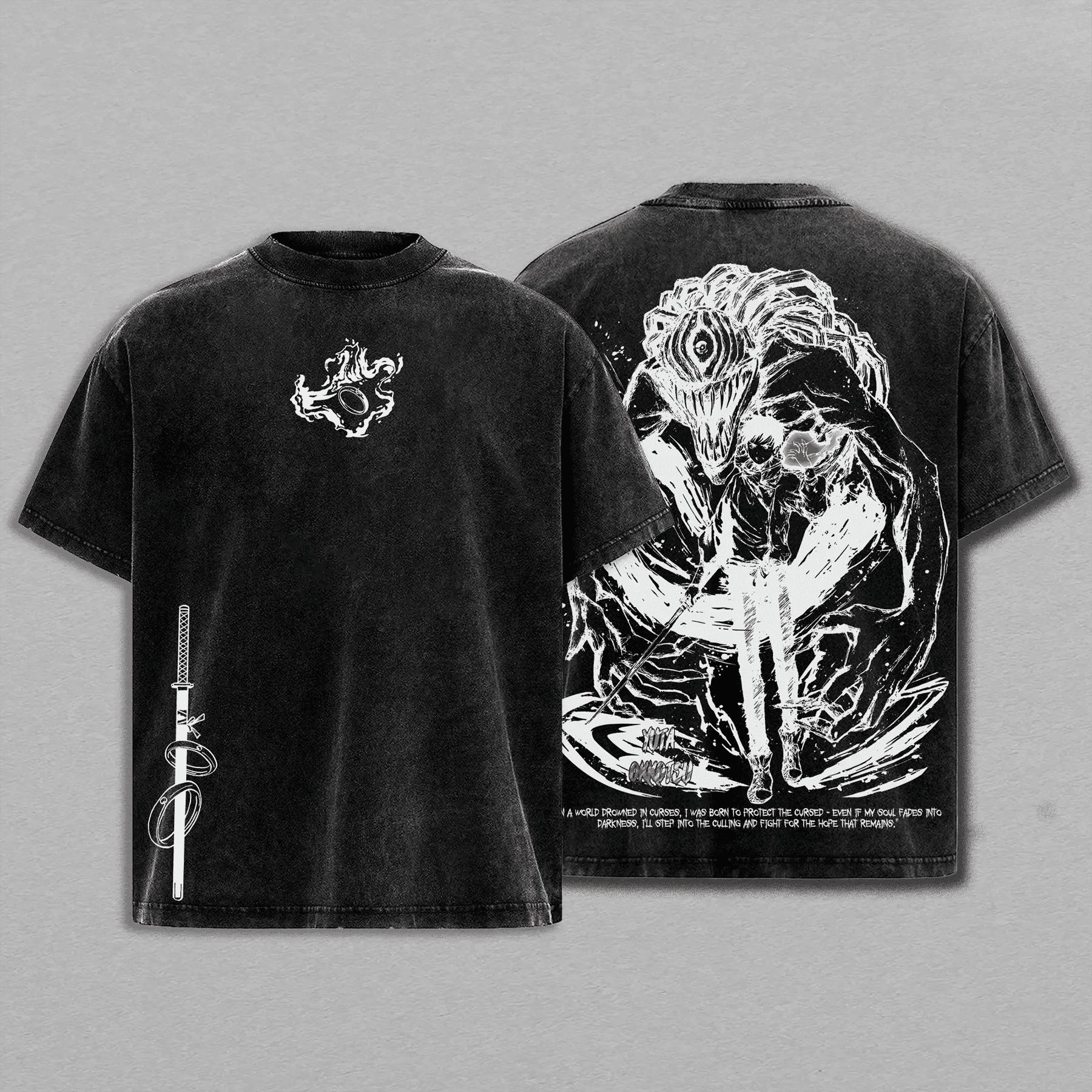 Jujutsu Kaisen Okkotsu Yuta T-shirt Anime Vintage Washed Tshirt Summer Short Sleeve Casual Cotton Tee Shirt Tops Men Clothing S чёрный
Jujutsu Kaisen Okkotsu Yuta T-shirt Anime Vintage Washed Tshirt Summer Short Sleeve Casual Cotton Tee Shirt Tops Men Clothing S чёрный