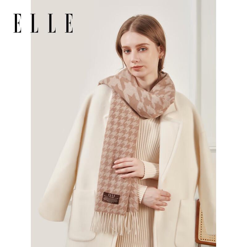 ELLE Women s 100% Lambswool Houndstooth Scarf 180x30 CM
ELLE Women s 100% Lambswool Houndstooth Scarf 180x30 CM