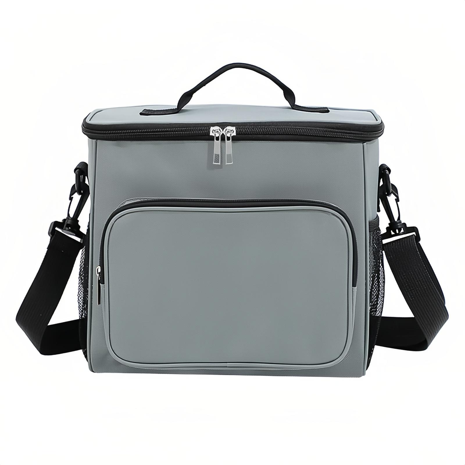 Premium Thermal lunch tote - large capacity insulated shoulder bag Oxford cloth hand-held single shoulder lunch box bag-tan
Premium Thermal lunch tote - large capacity insulated shoulder bag Oxford cloth hand-held single shoulder lunch box bag-tan
