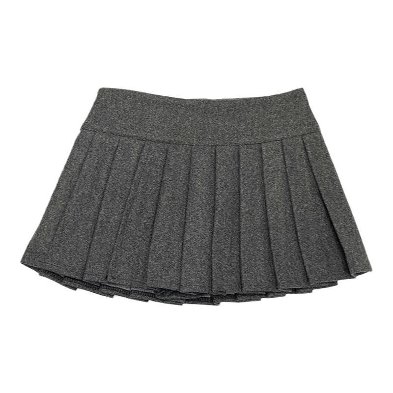 Korean Style High Waist Gray Wool Pleated Mini Skirt for Women - Sexy, Versatile, Anti-Exposure, Slimming, Autumn/Winter L
Korean Style High Waist Gray Wool Pleated Mini Skirt for Women - Sexy, Versatile, Anti-Exposure, Slimming, Autumn/Winter L