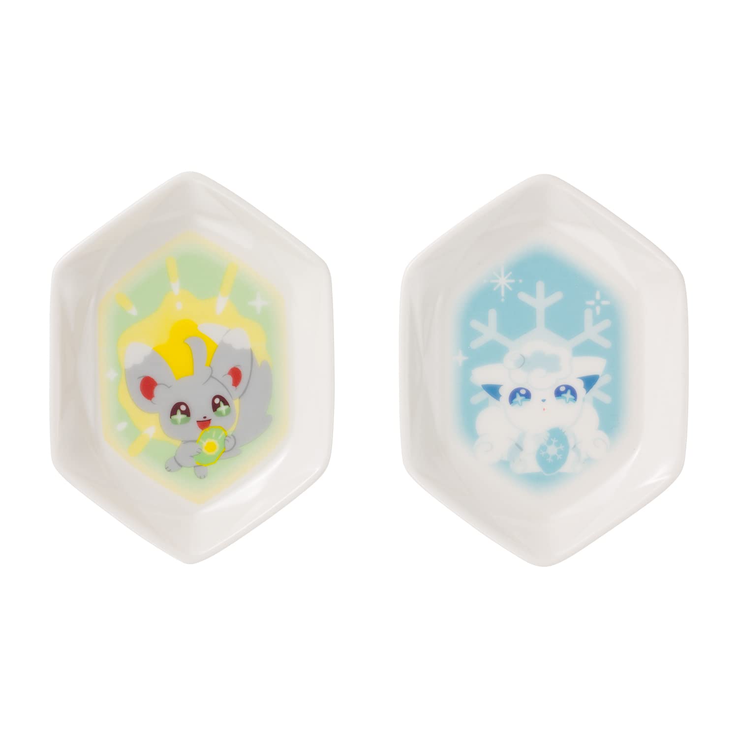 Pokemon Center Оригинальный набор из 2 маленьких тарелок SHINKA NO ISHI Chirami Alolan Vulpix Die Cut
Pokemon Center Оригинальный набор из 2 маленьких тарелок SHINKA NO ISHI Chirami Alolan Vulpix Die Cut