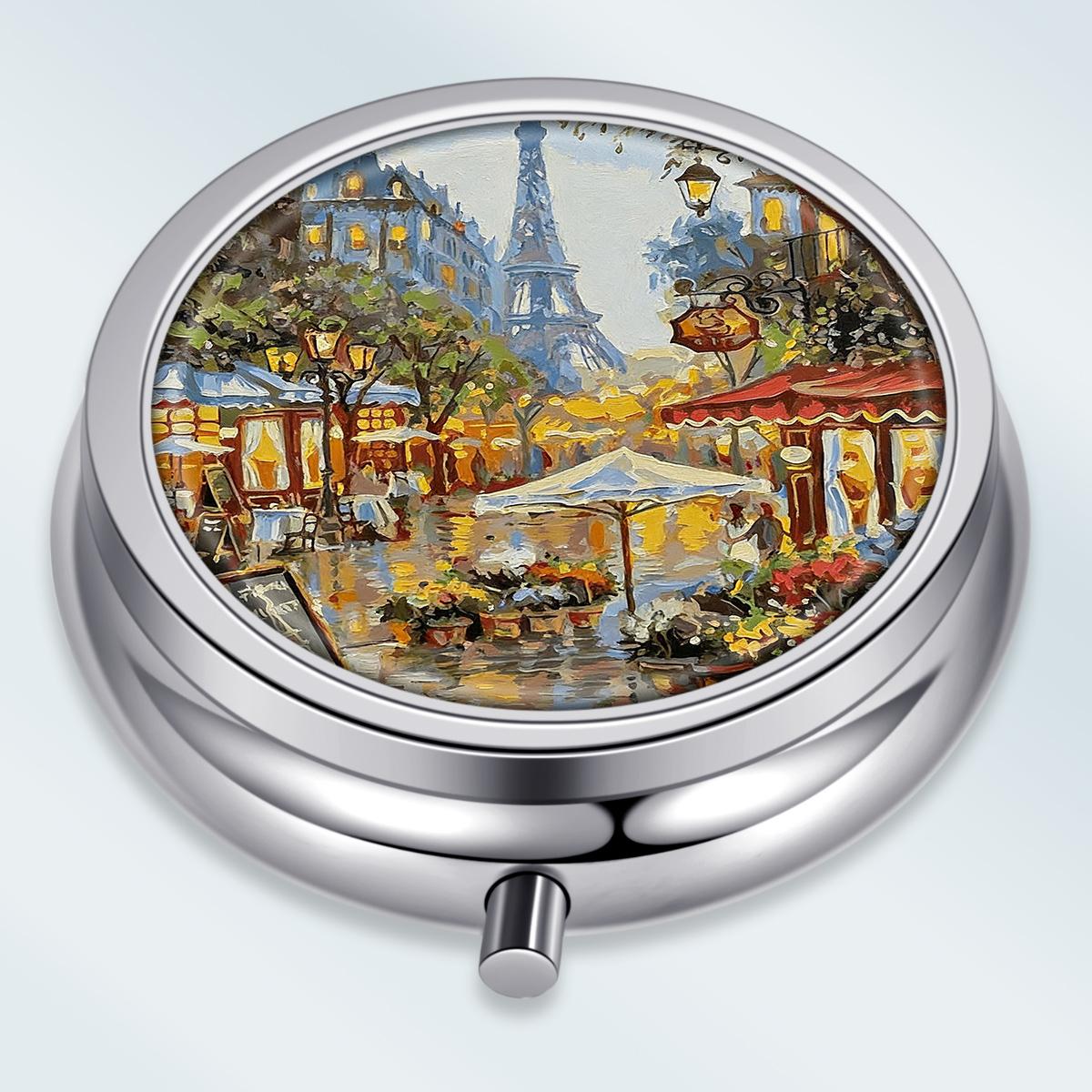 Portable Pill Box with 3 Compartments, Mini Metal Medicine Organizer Case, Cute Printed Pill Container for Vitamins, Pills, Jewelry, Travel, Daily Use разноцветный
Portable Pill Box with 3 Compartments, Mini Metal Medicine Organizer Case, Cute Printed Pill Container for Vitamins, Pills, Jewelry, Travel, Daily Use разноцветный