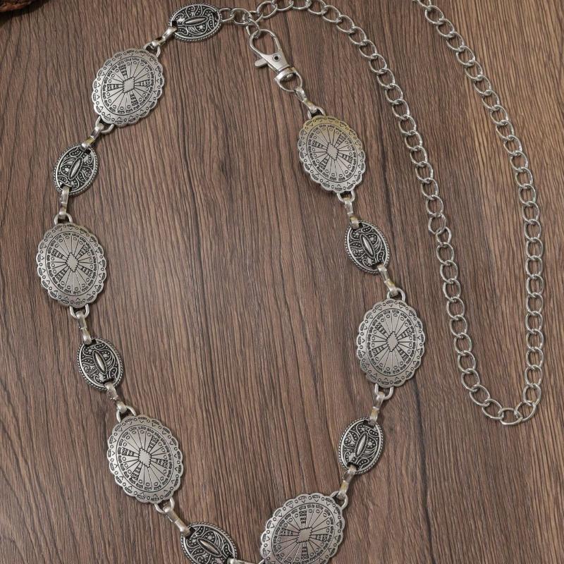 1pc Ladies Bohemian & Western Style Carved Flower & Geometric Pattern Vintage Waist Chain, Casual and Fashionable Jewelry Accessories античный серебряного
1pc Ladies Bohemian & Western Style Carved Flower & Geometric Pattern Vintage Waist Chain, Casual and Fashionable Jewelry Accessories античный серебряного
