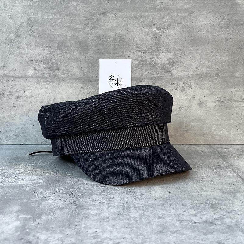Temperament Dark Black And Blue Denim Flat Top Hat British Retro Temperament Newsboy Hat Men S And Women S Casual Painter Hat M(56-58cm)
Temperament Dark Black And Blue Denim Flat Top Hat British Retro Temperament Newsboy Hat Men S And Women S Casual Painter Hat M(56-58cm)