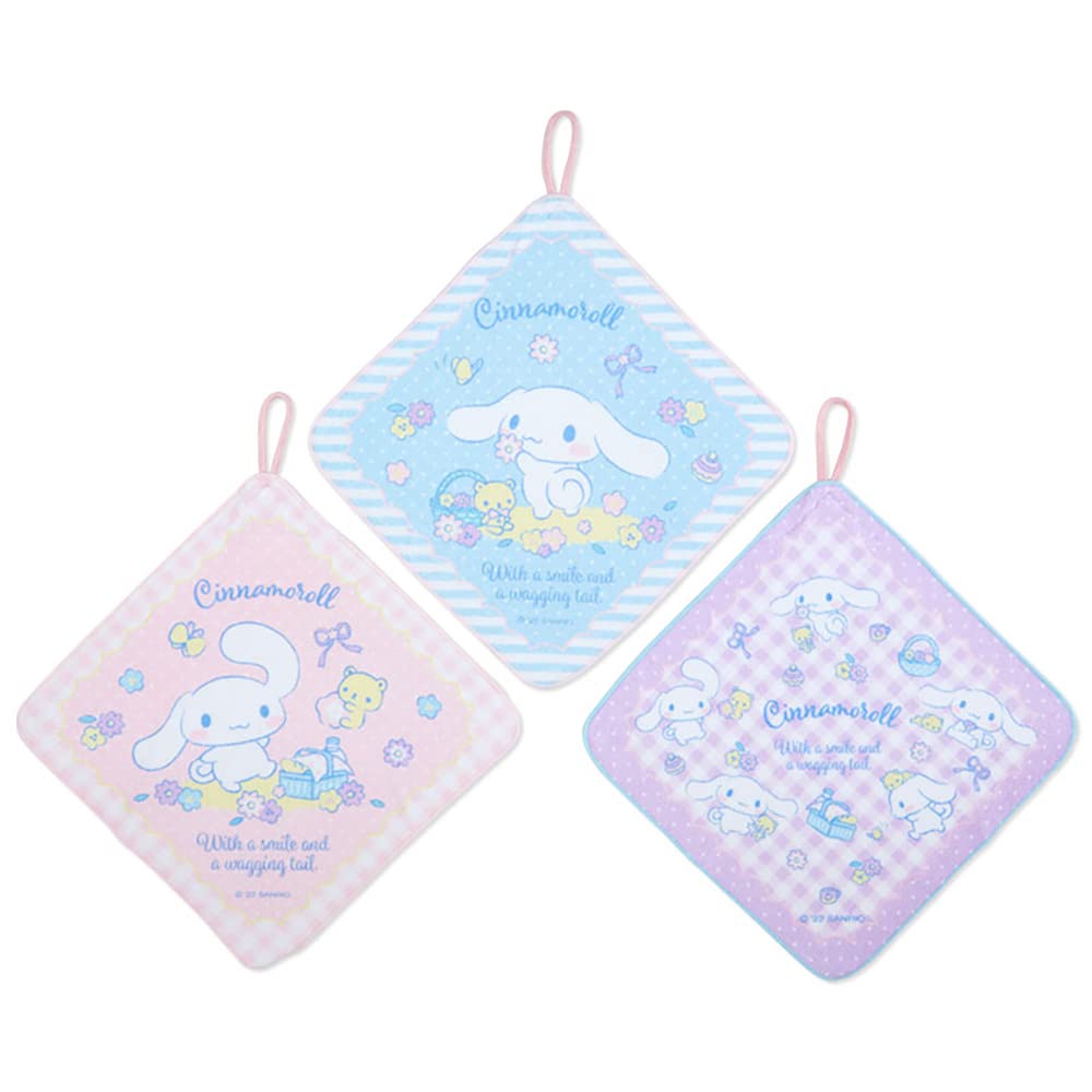 Sanrio 631060 Набор из 3 полотенец с петлей Cinnamoroll Cinnamoroll Wash Towel Character 27 x x 27 см 0,2
Sanrio 631060 Набор из 3 полотенец с петлей Cinnamoroll Cinnamoroll Wash Towel Character 27 x x 27 см 0,2