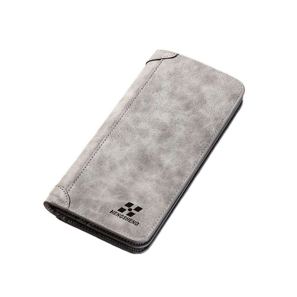Durable PU Leather Long Wallet Frosted Vintage Men Wallets Large Capacity Money Bag Male сірий
Durable PU Leather Long Wallet Frosted Vintage Men Wallets Large Capacity Money Bag Male сірий