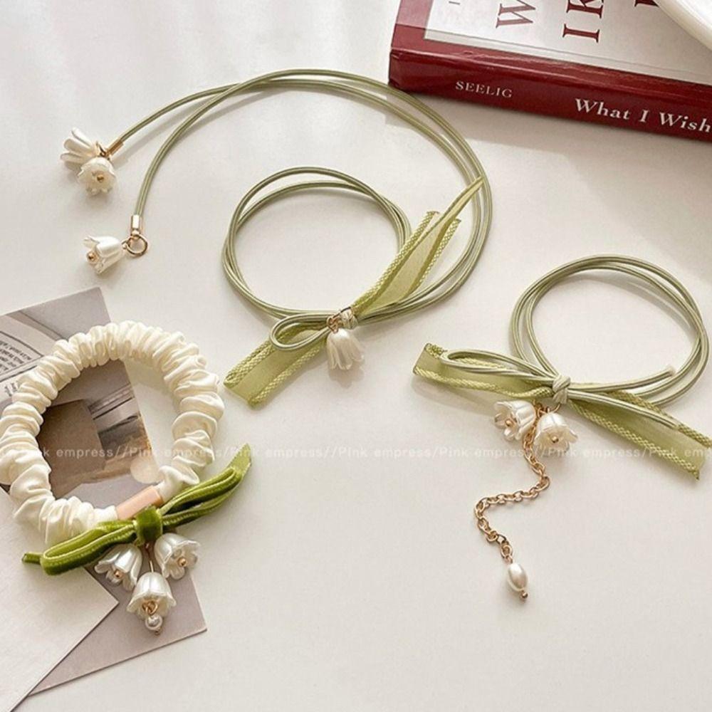 Chain Elegant Women Bow Hair Loop Flower Head Rope Korean Hair Accessory Elastic Rubber Band long chains
Chain Elegant Women Bow Hair Loop Flower Head Rope Korean Hair Accessory Elastic Rubber Band long chains