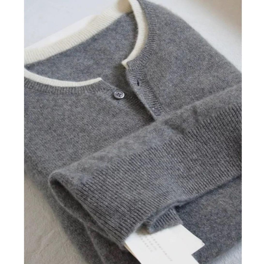 Женский свитер из толстого флиса, имитирующий двойку, пальто, студенческий, свободный, корейский, с круглым вырезом, плюшевая женская толстовка XL серый
Женский свитер из толстого флиса, имитирующий двойку, пальто, студенческий, свободный, корейский, с круглым вырезом, плюшевая женская толстовка XL серый