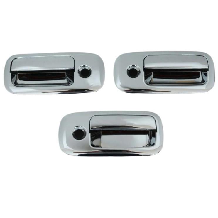 Chrome Door Handle Cover for 2003-2015 Chevy Express/GMC Savana 3-Door with Keyhole
Chrome Door Handle Cover for 2003-2015 Chevy Express/GMC Savana 3-Door with Keyhole