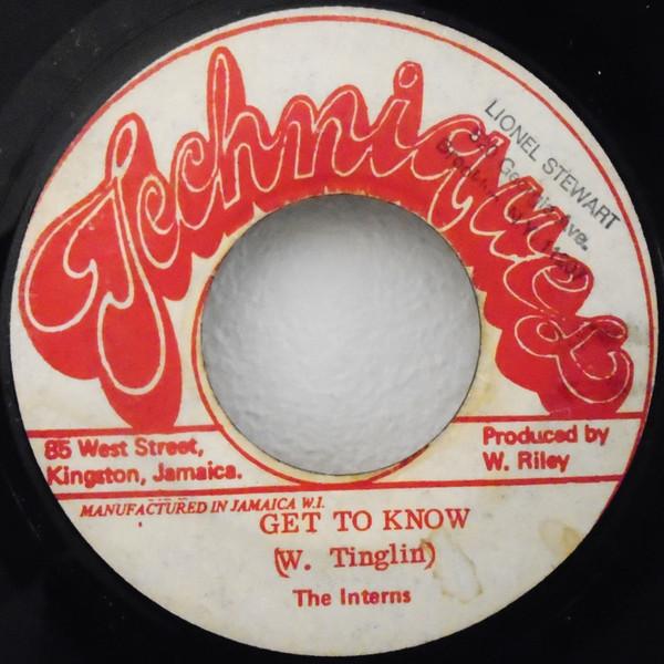 7inch Record INTERNS / TECHNIQUES ALL STARS - Get To Know / Getting On Version NONE Techniques 1975 Jamaica Reggae, Ska & Dub Used
7inch Record INTERNS / TECHNIQUES ALL STARS - Get To Know / Getting On Version NONE Techniques 1975 Jamaica Reggae, Ska & Dub Used